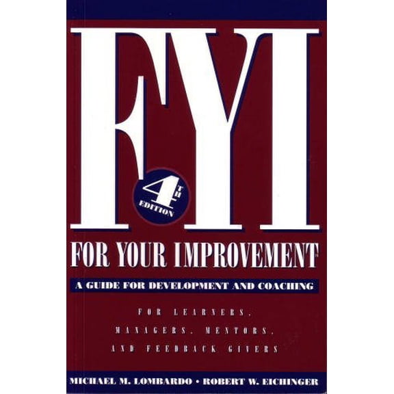 Pre-Owned Fyi for Your Improvement (Paperback) 0974589233 9780974589237