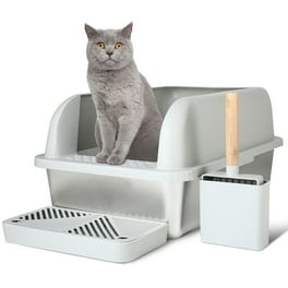 Cat litter box with lid walmart hotsell