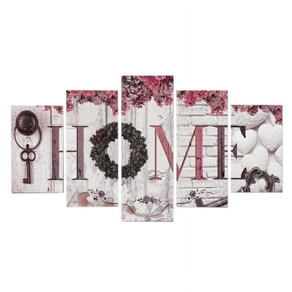 Fymall 5PCS Fashion Wall Art Painting Christmas Home Modern Decoration Print Decor for Living Room,100*55CM