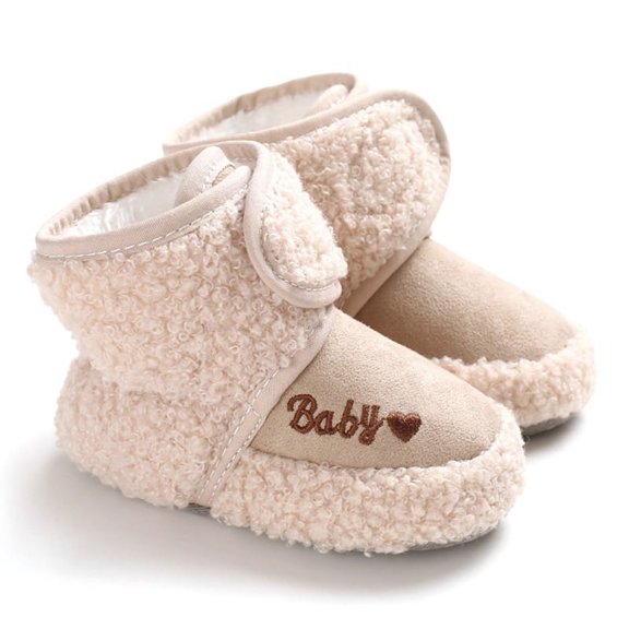 Fymall Baby Kids Winter Warm Velvet Fleece Toddler Shoes Boots