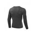 thumbnail image 1 of Fymall Men Long Sleeve Tight Quick Dry T-shirt Compression Tops, 1 of 3