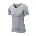 thumbnail image 1 of Fymall Men's Sport Compression Casual Quick-Dry Fitness Workout Tight Short Sleeve Sportwear Tops T-shirt, 1 of 2