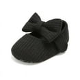thumbnail image 1 of Fymall Newborn Infant Baby Soft Sole Bow-knot Crib Shoes, 1 of 5