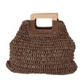 thumbnail image 1 of Fymall Women Handmade Straw Rattan Handbags Summer Beach Holiday Tote Bags, 1 of 4