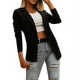 thumbnail image 1 of Fymall Women's Fall Long-sleeve Office Blazer Jacket Suit Casual Business Work, 1 of 7