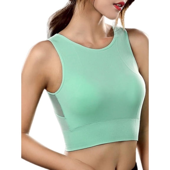 Fymall Women's Quick Dry Bra Sport Running Bras Beautiful Back Training Top