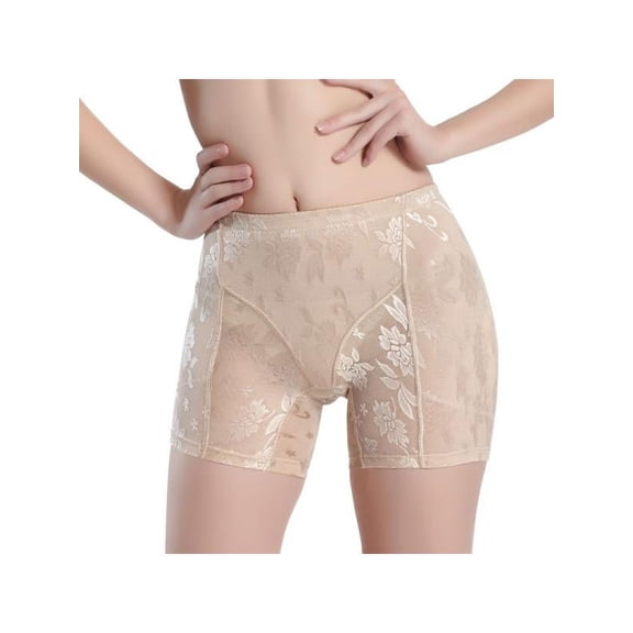 Fymall Women's Sexy Lace Boyshorts Booster Pads Padded Panties
