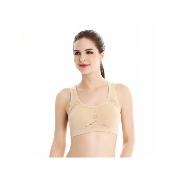 Fymall Women's Sports Bras Seamless Stretch Breathable Fitness Bra Top