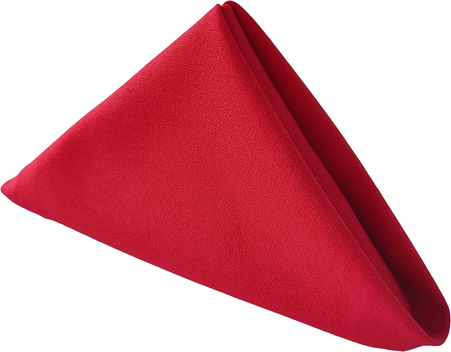 Fymlhomi 100 Cotton Cloth Napkins Red Dinner Napkins 18x18 Set
