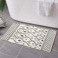 thumbnail image 1 of Fymlhomi Bathroom Rugs 18x25 inch Boho Bath Mat Non-Slip Moroccan Geometric Farmhouse Bath Rug Soft Velvet Machine Washable Floor Mats for Bathroom Tub Sink Shower, 1 of 5