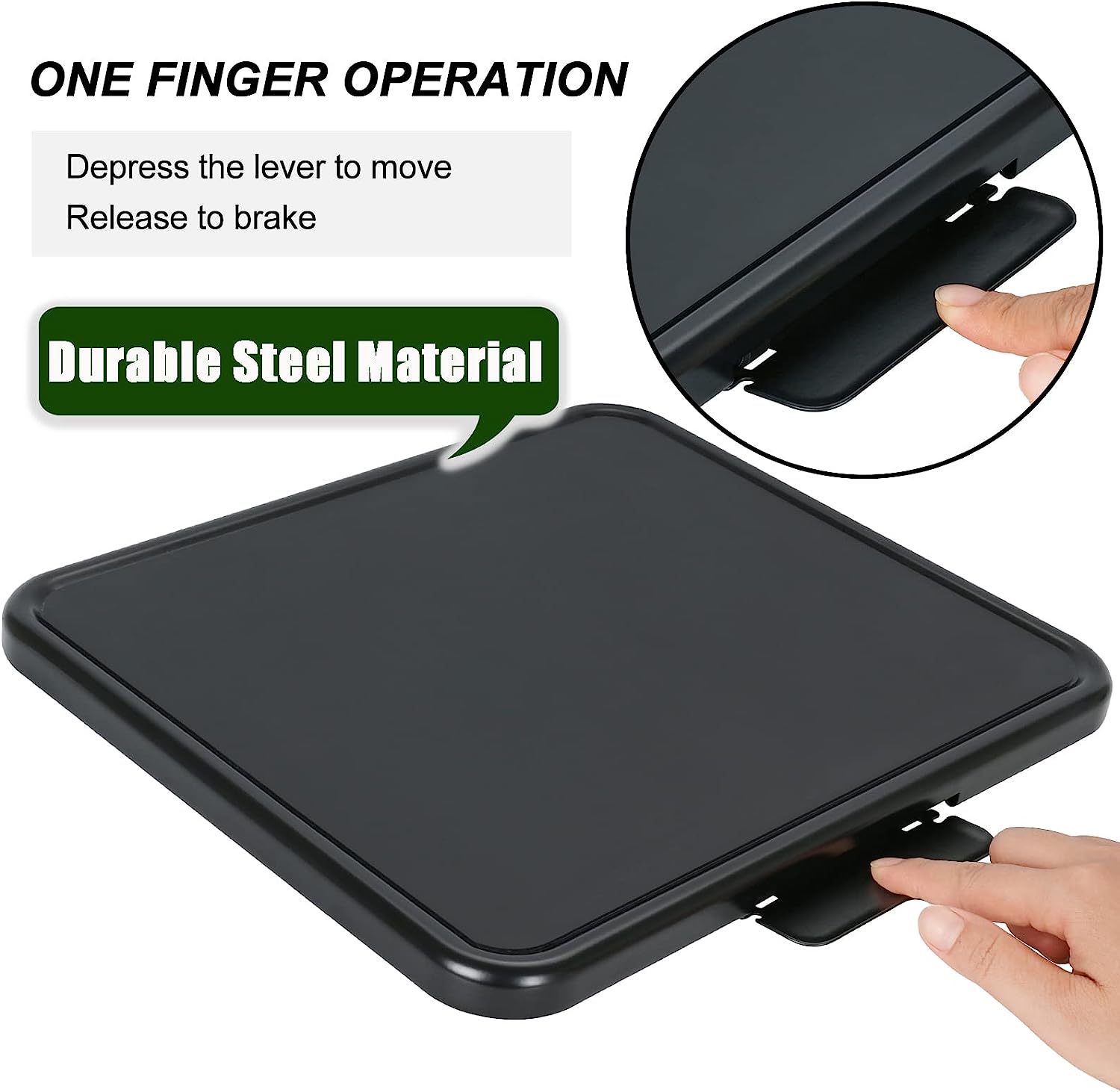 Fymlhomi Kitchen Appliance Sliding TrayCoffee Maker Sliding Caddy with