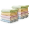 thumbnail image 1 of Fymlhomi Bamboo Washcloths Towel Set 10 Pack Baby Wash Cloth for Bathroom-Hotel-Spa-Kitchen Multi-Purpose Fingertip Towels and Face Cloths 10'' x 10'', 1 of 8