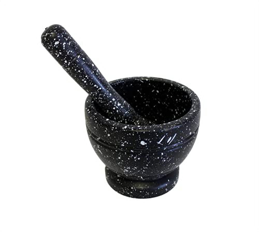 Fymlhomi Marbleized Food Safe Mortar and Pestle Freshly Crush Herbs