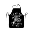 thumbnail image 1 of Fymlhomi Personalized Chef Aprons BBQ Kitchen Cooking Apron,I Can Do All Things Through Christ Who Strengthens Me, 1 of 1