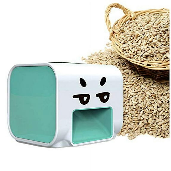 Fymlhomi Whole Sunflower Seeds Automatic Peeling Machine,Peeling Melon Seeds Artifact Electric Peeler,Distinguish Between Good and Bad Seeds for Casual Snacks (White)