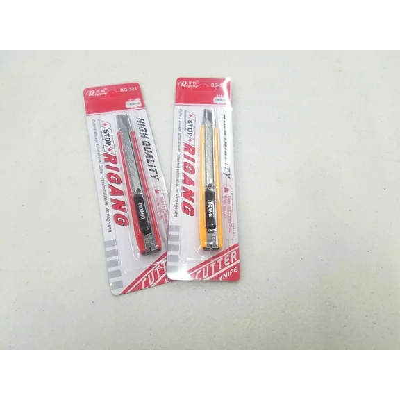 Fyna -2 X 30 Degree Snap Off Utility Knife 9Mm Slide Lock Retractable Cutter Hand Tool