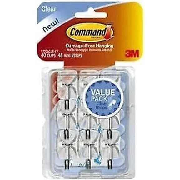 Fyna -3M Command Clear Hooks And Strips