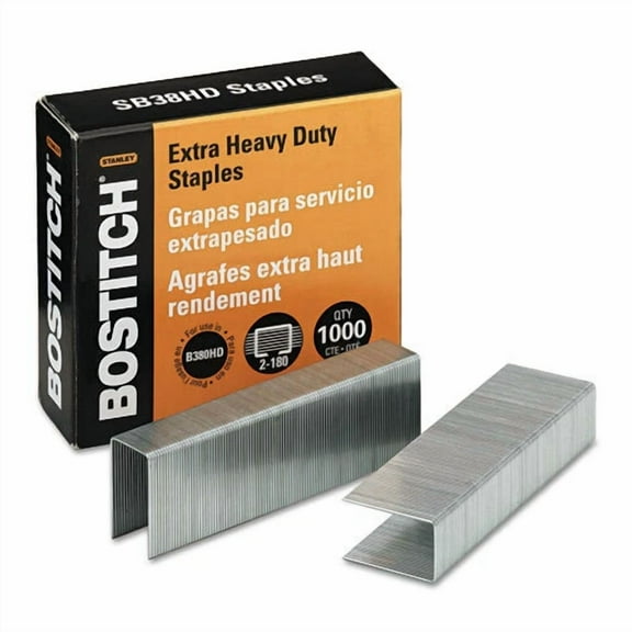 Fyna -Bostitch Premium Standard Staples Full-Strip 0.25 Leg 5000 Per Box 6 Packs