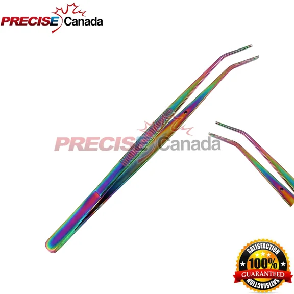 Fyna -College Cotton Tweezer Serrated Jaws Dressing Plier Multi Endodontic Instruments