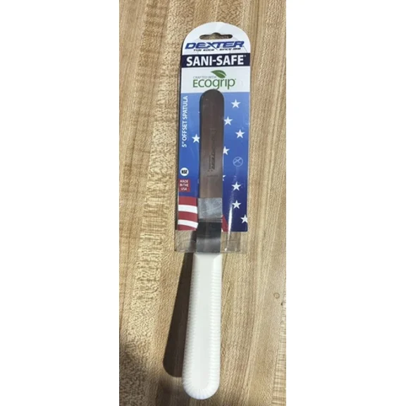 Fyna -Dexter Usa Offset Bakers Spatula 5 Inch Stainless Blade White Handle S284-8B