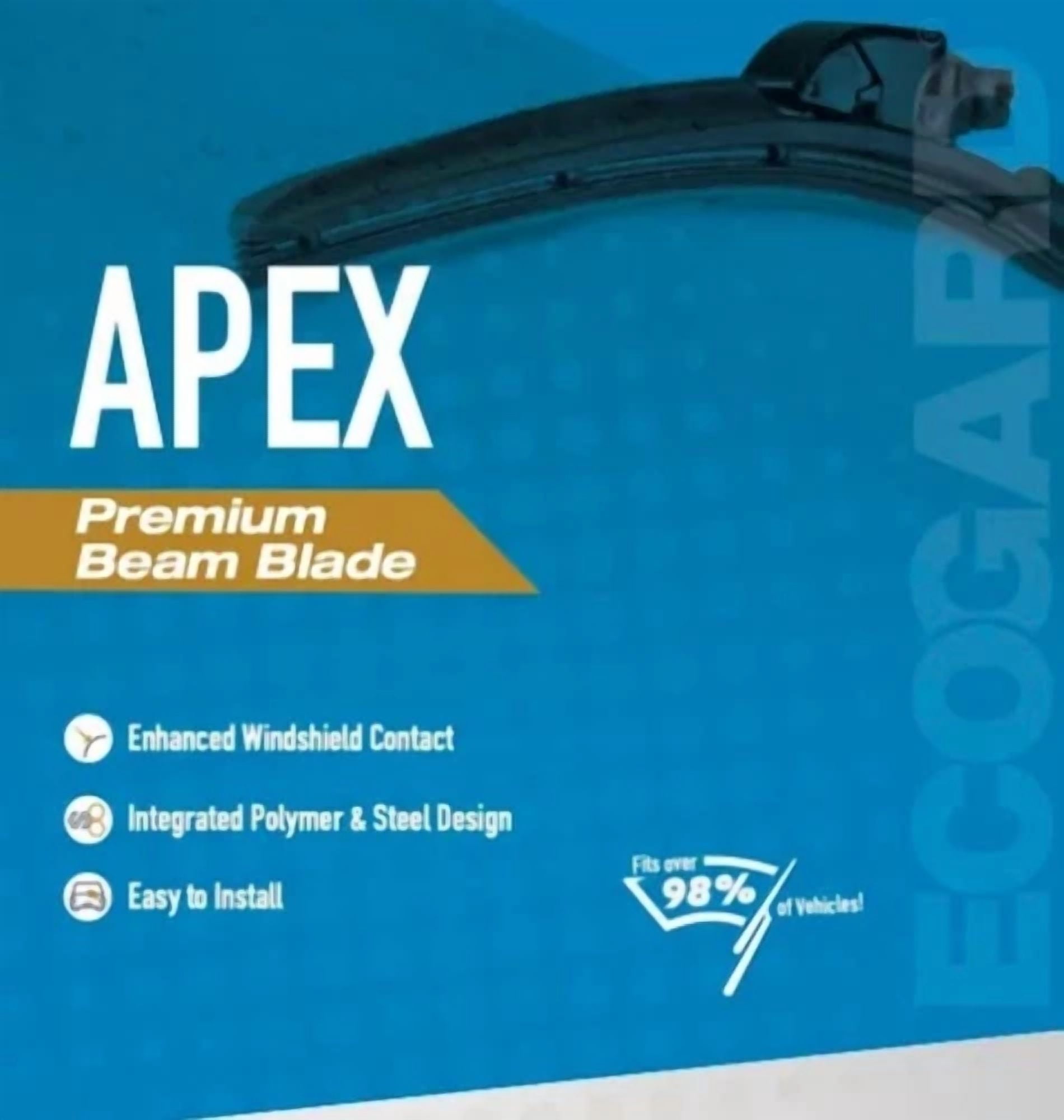 Fyna -Ecogard - Wiper Blade - Apex 20" Premium Beam Wiper Blades (Xp20)