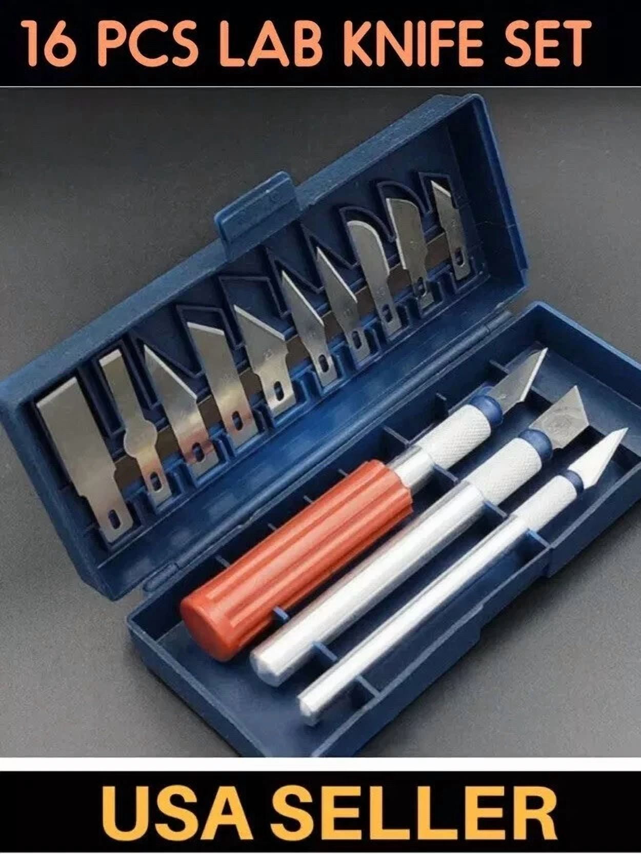 Fyna -Knife Scalpel Razor Blade Precision Kit Cutter Set For Dentures ...