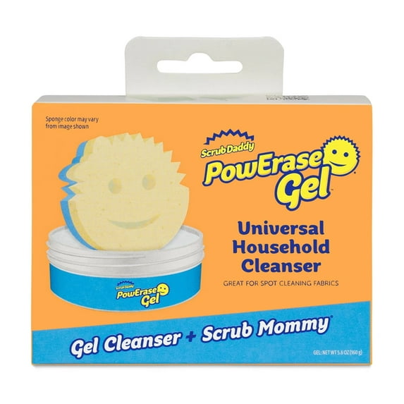 Fyna -Powerase Gel + Scrub Mommy Dye Free Furniture And Textile Scrubber Sponge