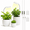 thumbnail image 1 of Fyniora Plant Grow Light-2 Pack, Full Spectrum LED Plant Light for Indoor Plants, Height Adjustable Growing Lamp with Auto on/off Timer 3/9/12H, 10 Dimmable Brightness, Ideal for Small Plants, White, 1 of 8