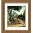 thumbnail image 1 of Fyodor Bronnikov 2x Matted 20x24 Gold Ornate Framed Art Print 'Landscape with Tree', 1 of 2