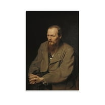 Fyodor Dostoevsky Art Poster (3) Posters Art Print Wall Photo Paint Poster Hanging Picture Family Bedroom Decor Gift 16x24inch(40x60cm)