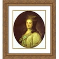 thumbnail image 1 of Fyodor Rokotov 2x Matted 20x24 Gold Ornate Framed Art Print 'Portrait of Varvara Ermolayevna-Novosiltseva', 1 of 2