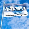 thumbnail image 1 of Fyon US Military Navy Navsea Submarine Maintenance Engineering Flag banner with Grommets Man cave Decor 3x5Feet, 1 of 4