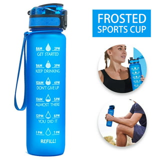 A1 UNLIMITED Translucent Plastic Grip Water Bottles with Flip-Top Snap  Spouts, Assorted Colors BPA Free Perfect for Cyclists Runners Hikers