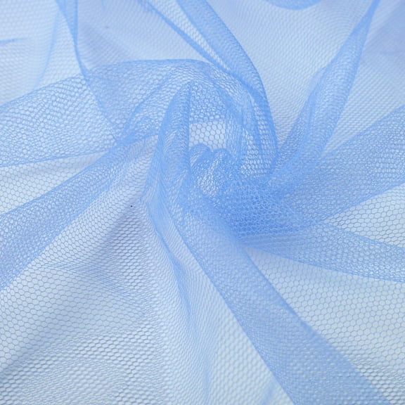 Fysho Blue Four-Poster Bed Canopy