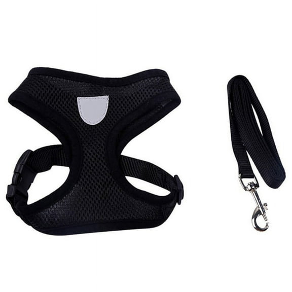 Fysho Dog Safety Vest Harness Outdoor Soft Pet Adjustable Vest Harness for Small Medium Large Dogs