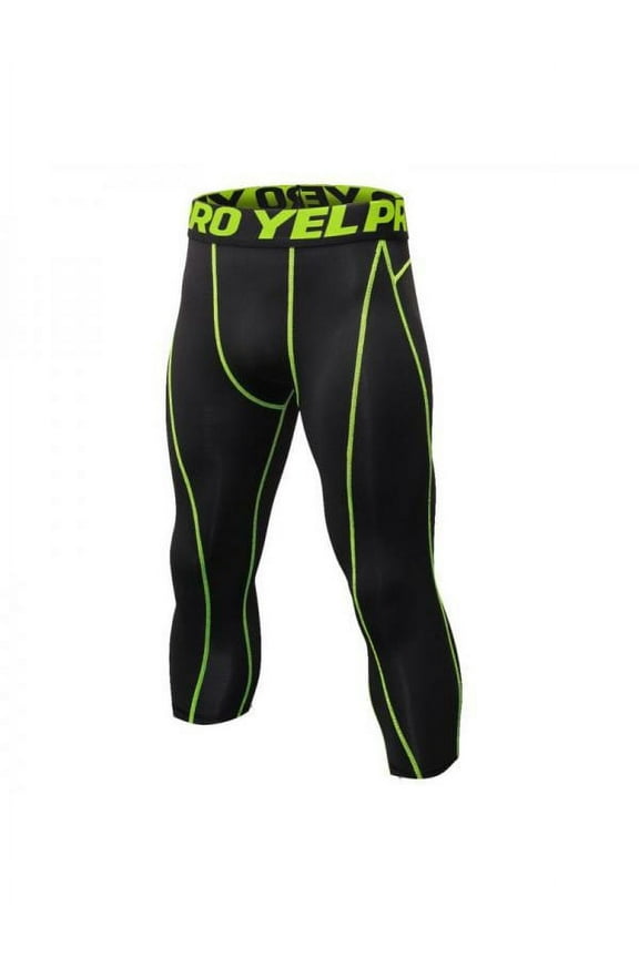 Men Dri-Works Core Relaxed Fit Workout Pant Capri Legging