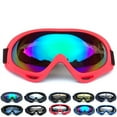 thumbnail image 1 of Fysho Unisex Adjustable Ski Goggles PC UV 400 Protective Lens Windproof Dust-proof For Snowboard Snowmobile Rock climbing Riding, 1 of 5
