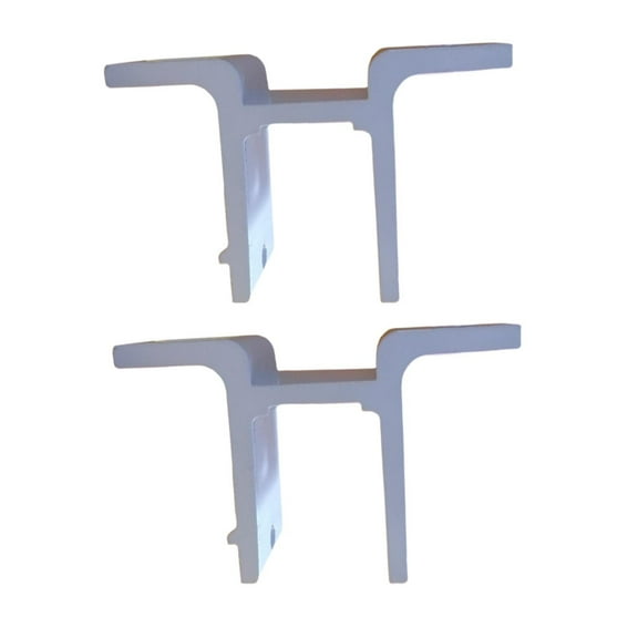 FytStycale 2Pcs Retractable Awnings Wall Mounting Brackets Home Hardware Patio Wall Bracket White