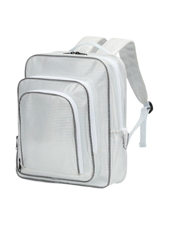 Anti Static Clear PVC Tool Backpack,No Dust Engineer Bag,Cleanroom Tool Backpack