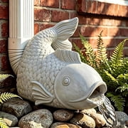 FytStycale Easy Installation Rain Gutter Diverter Animal Sculpture Downspout Extender Water