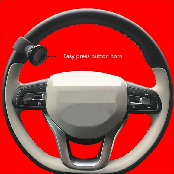 Fyuu 12V Universal Car Refit Steering Wheel Wireless Horn Button Labor Saving Horn Button