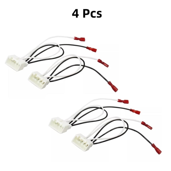 Fyuu 4Pcs Car Speaker Connector Harness Adapter For Ford Mazda 72-5602