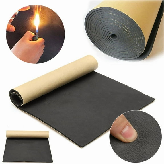 Fyuu 9 Sheets Car Auto Van Sound Proofing Deadening Insulation 6Mm Closed Cell Foam 30Cm50Cm