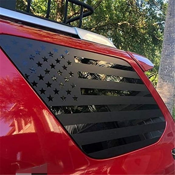 Fyuu American Flag Window Decal Sticker Precut Fits For Toyota 4Runner 2010-2022