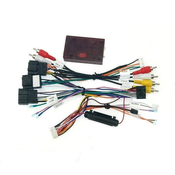 Fyuu Car 16Pin Android Audio Wiring Harness With Canbus Box For Tahoe/Yukon/Suburban/Silverado/Sierra/Traverse Aftermarket Audio