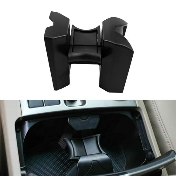Fyuu Console Cup Holder Insert Divider For Toyota Highlander 2008-2013