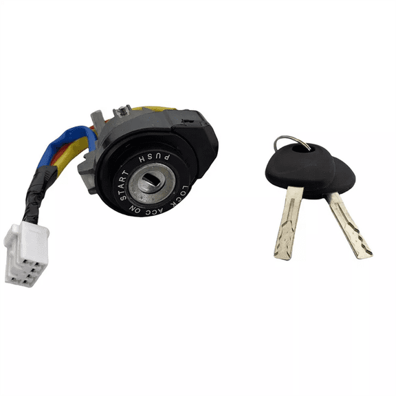 Fyuu Ignition Switch Lock Cylinder W/ 2 Keys Set For Kia Soul 2014-2019 81450-34190