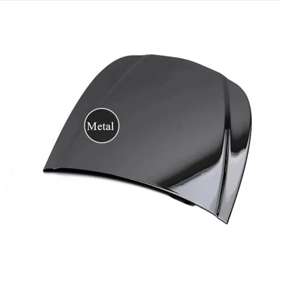 Fyuu Small Mini Car Hood Black Metal Vinyl Wrapping Paint Display Model