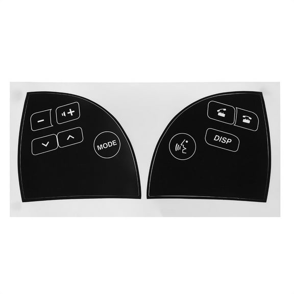 Fyuu Steering Wheel Control Button Decals Stickers For Lexus Es350 2007-2012