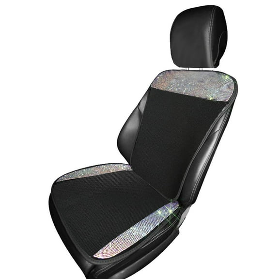 Fyuu Summer Breathable Seat Cushion Luxury Crystal Diamond Car Seat Cover Universal Auto Interior Accessories Front Seats Covers